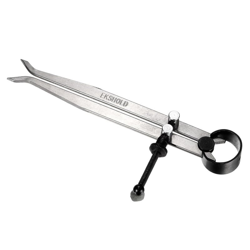 Kozelo Spring Inside Caliper - [8 Inch] Stainless Steel Spring Caliper Straight-Leg Measurement Tool for Size Measuring Use, Silver Tone - Image 4